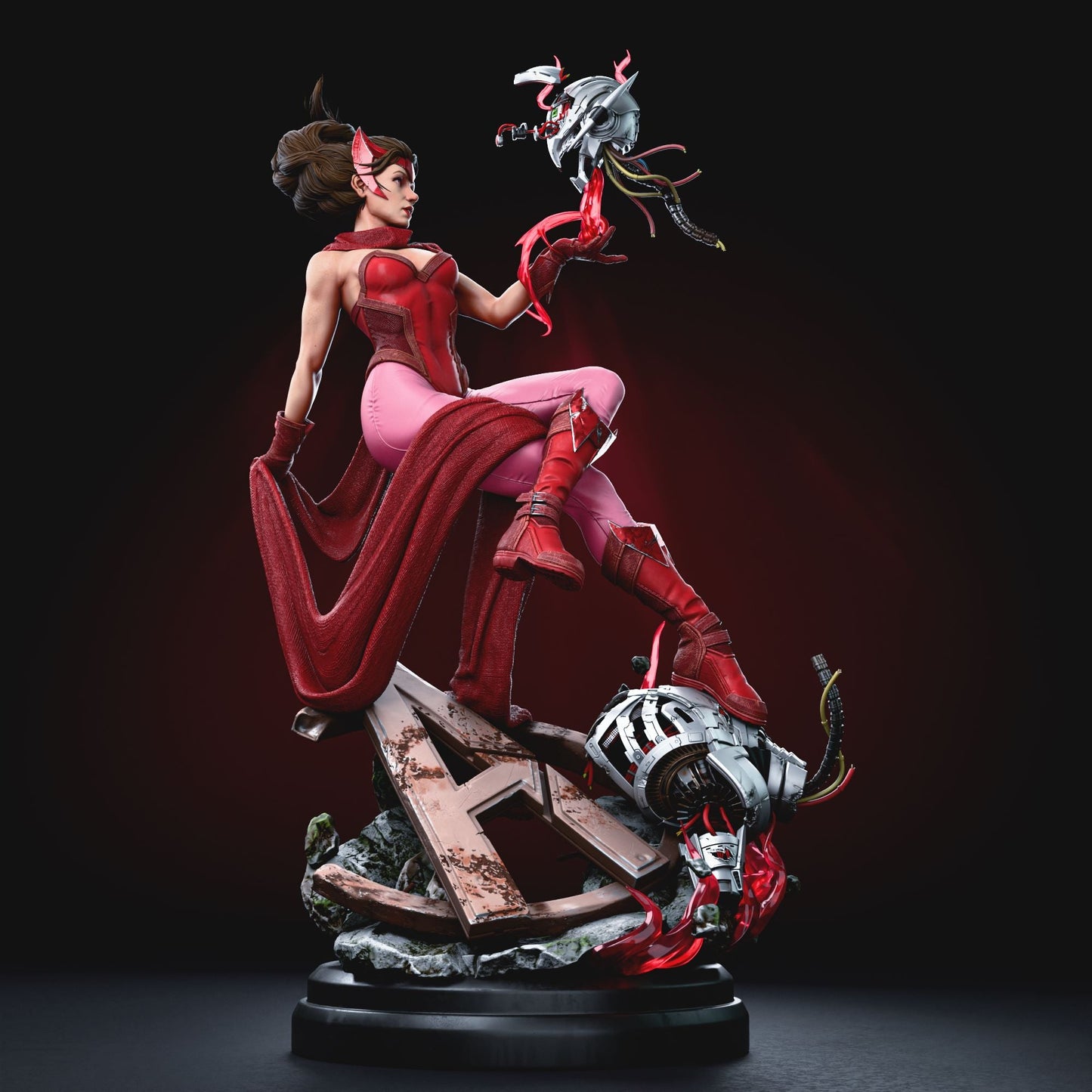 Marvel Comics Statue - Scarlet Witch (1:6 & 1:9 Scale & Bust)