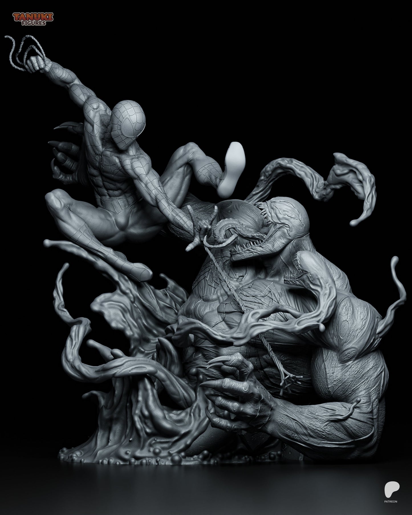 Marvel Comics Statue - Spider-Man x Venom (1:6 Scale & Bust)