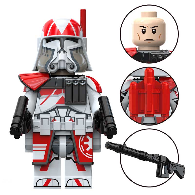 Star Wars Lego Custom Minifigure - Coruscant Guard Heavy Assault Trooper