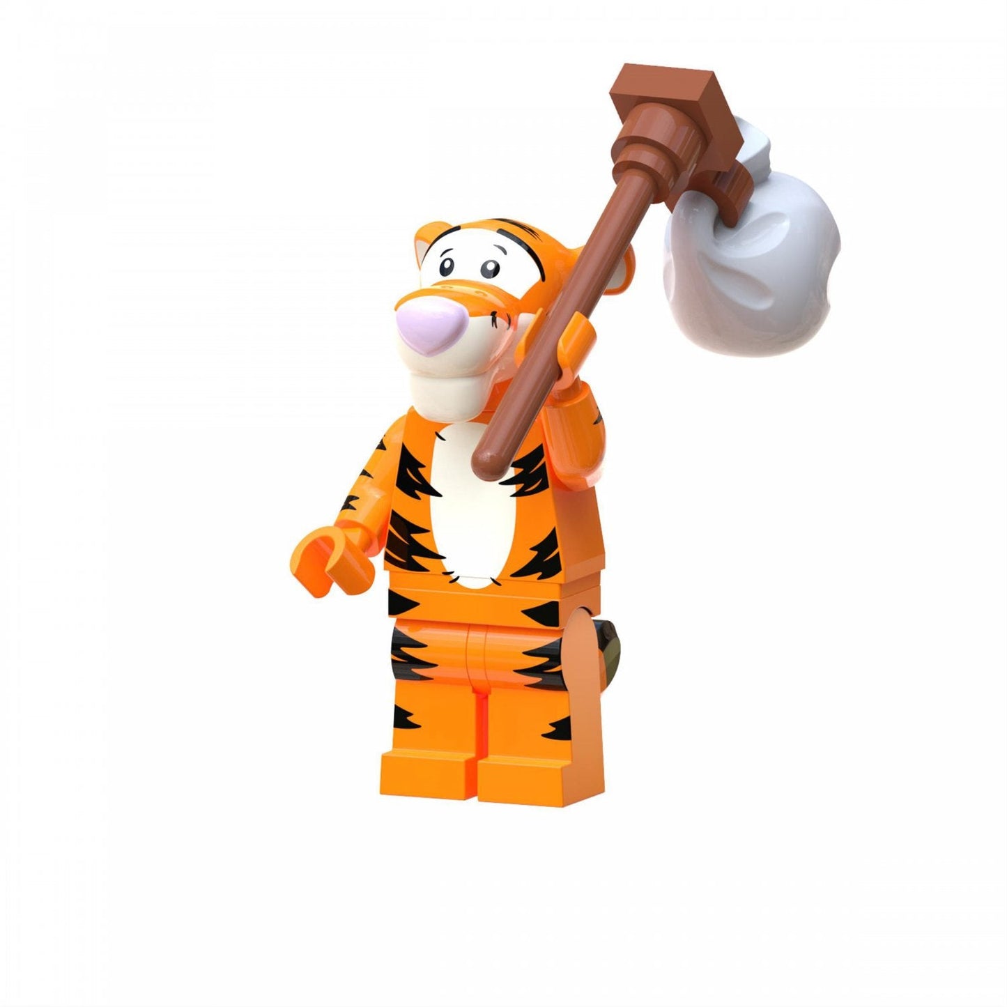 Disney Lego Custom Minifigure - Tigger