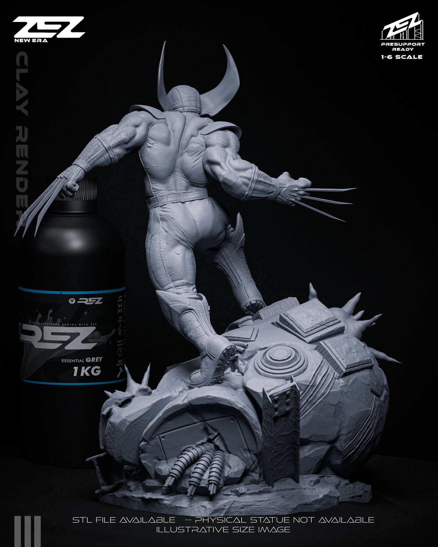 Marvel Comics Statue - Wolverine (1:6 Scale & Bust)