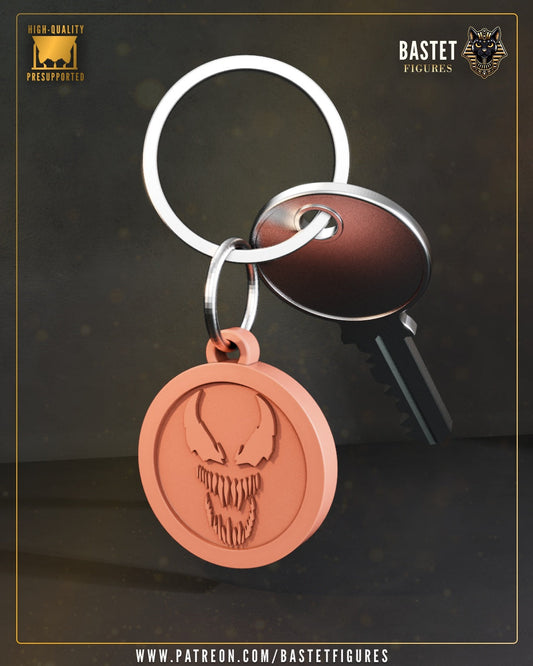 Marvel Venom Emblem Keychain