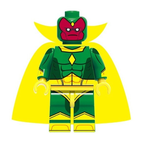 Marvel Lego Custom Minifigure - Vision