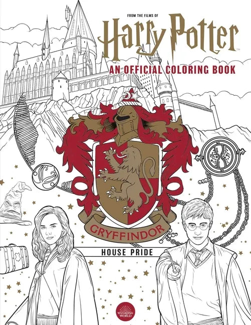 Harry Potter Paperback Book - Gryffindor House Pride: The Official Coloring Book