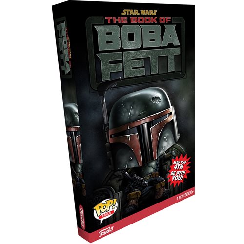 Star Wars May the 4th Boba Fett Adult Boxed Gray Pop! T-Shirt