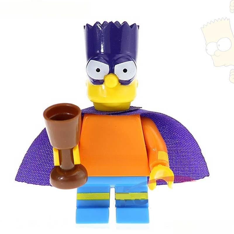 Simpsons Lego Custom Minifigure - Bartman