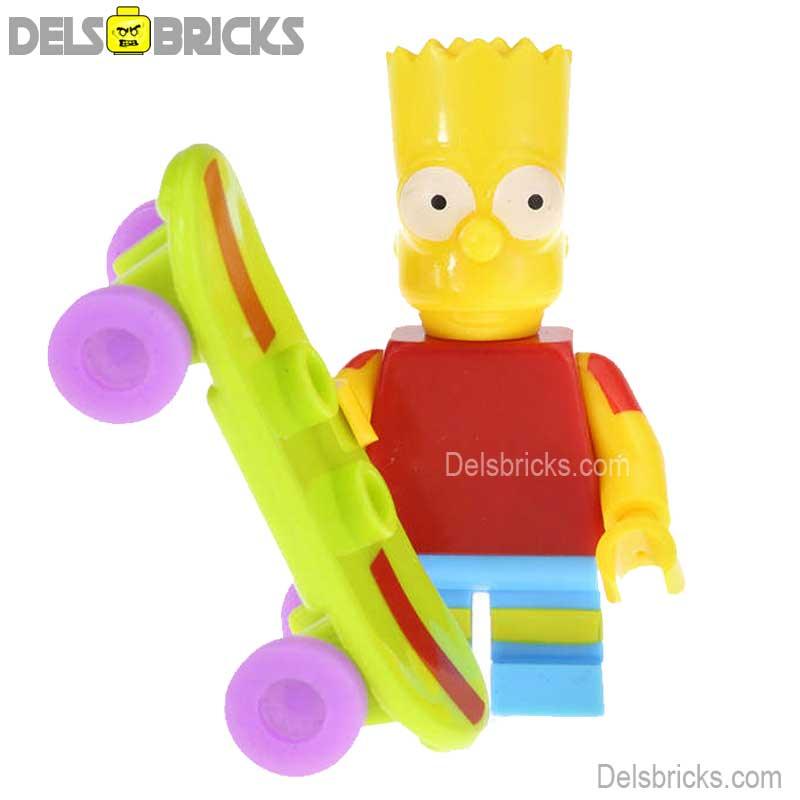 Simpsons Lego Custom Minifigure - Bart Simpson