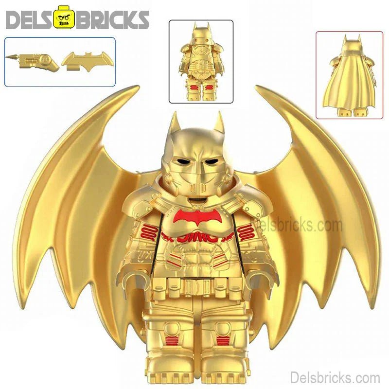 Batman Lego Custom Minifigure - Batman XE Bat suit (Gold)