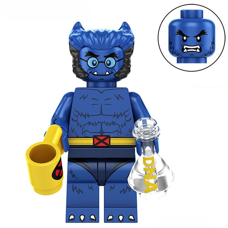 Marvel Lego Custom Minifigure - Beast From X-Men '97 S2