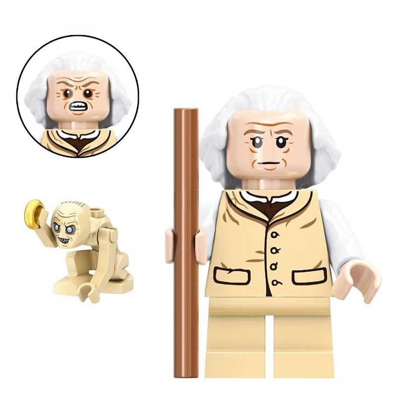 Movies Lego Custom Minifigure - Bilbo Baggins Lord of The Rings 1