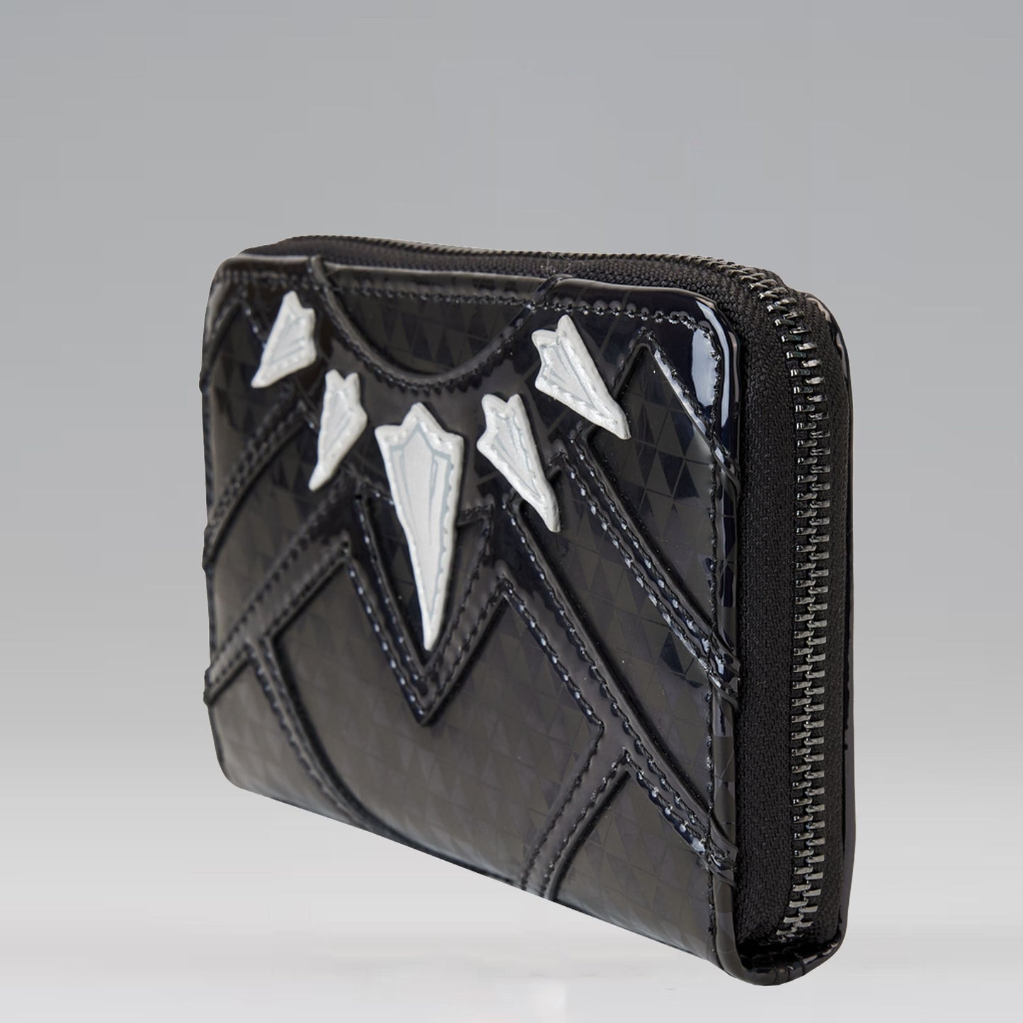 Marvel Black Panther Metallic Cosplay Zip-Around Wallet by Loungefly
