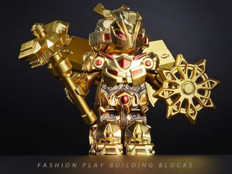 Transformers Lego Custom Minifigure - Gold Bumble Bee