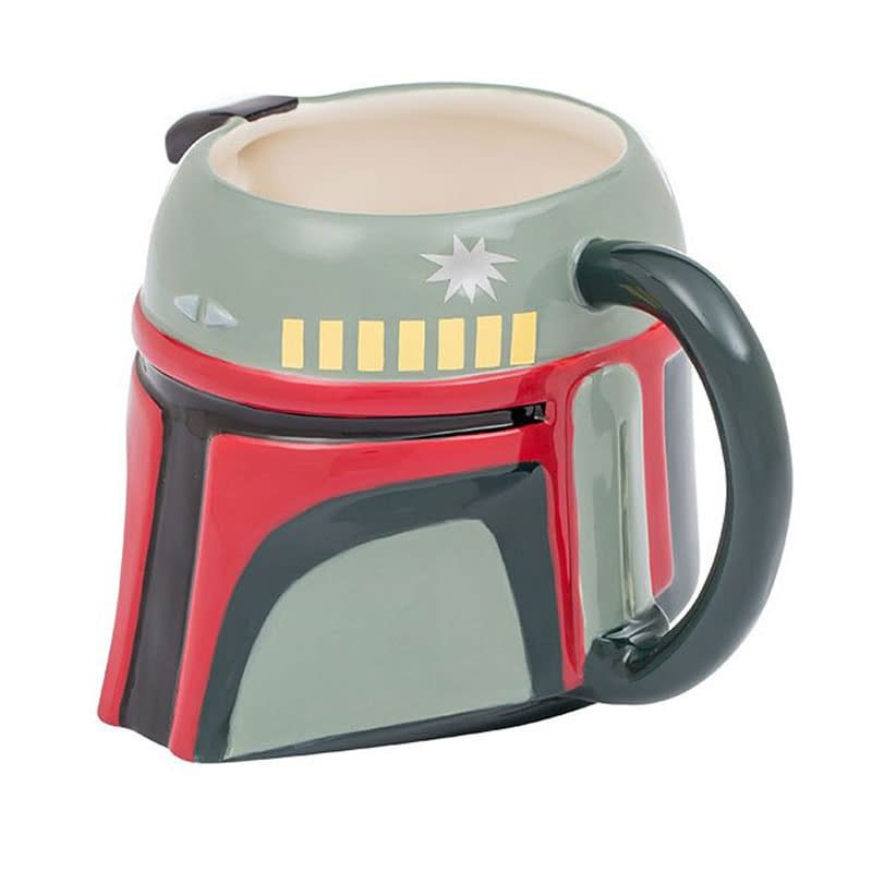 Star Wars Boba Fett Helmet Ceramic Sculpted Mug 20oz.