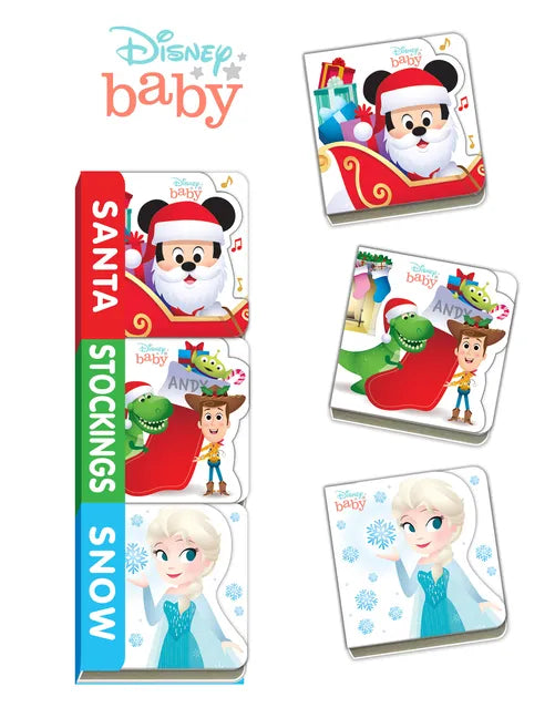 Disney Board Book - Santa, Stockings, Snow