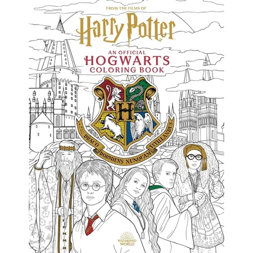 Harry Potter Paperback Book - An Official Hogwarts Coloring Book