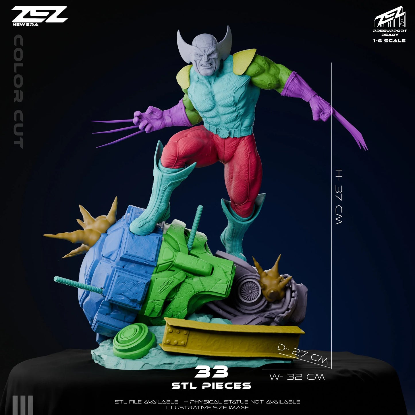 Marvel Comics Statue - Wolverine (1:6 Scale & Bust)