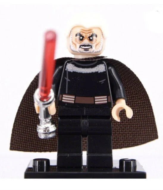 Star Wars Lego Custom Minifigure - Count Dooku (Film Version) 2