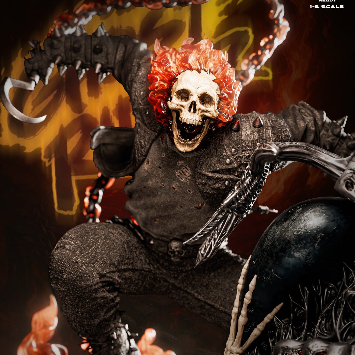 Marvel Comics Statue - Ghost Rider (1:6 Scale & Bust)
