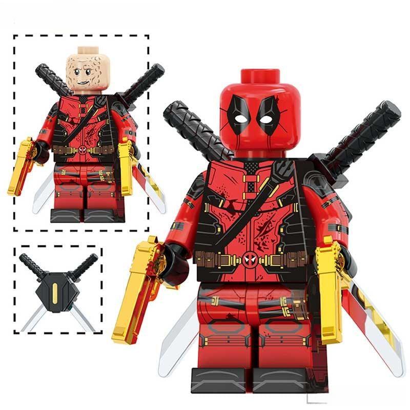 Marvel Lego Custom Minifigure - Deadpool from Deadpool & Wolverine 1