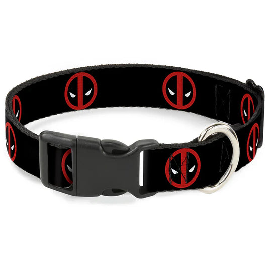 Marvel Deadpool Nylon Buckle Dog Collar