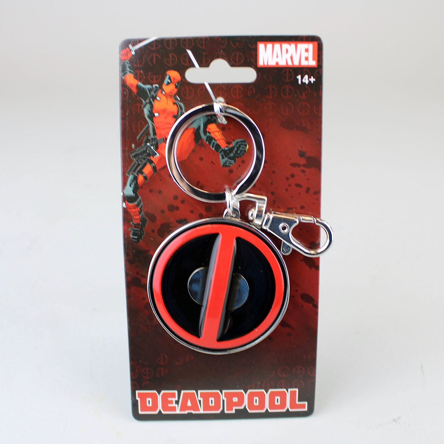 Marvel Deadpool Symbol Pewter Keychain