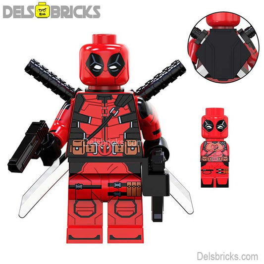 Marvel Lego Custom Minifigure - Deadpool