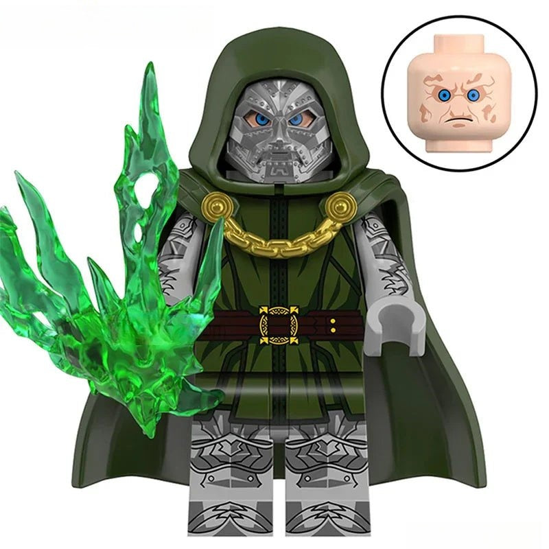 Marvel Lego Custom Minifigure - Dr Doom Fantastic Four First Steps 2