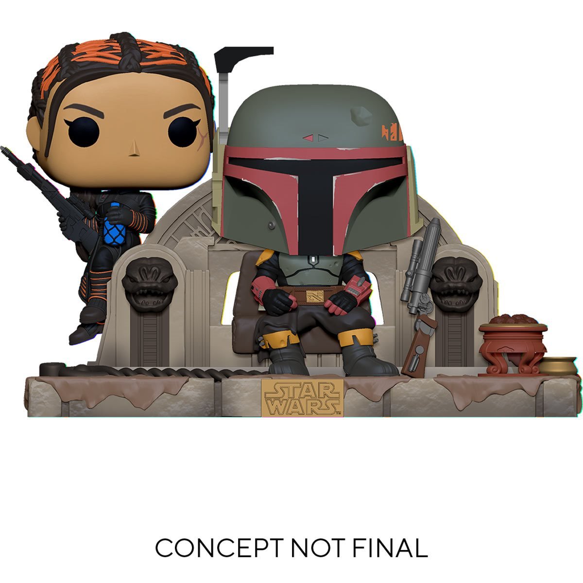 Star Wars Funko Moments: The Mandalorian Boba Fett and Fennec Shand