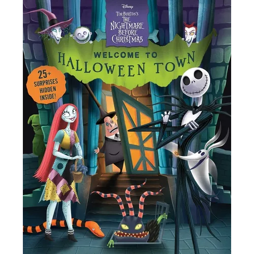Disney HC Book - Tim Burton's the Nightmare Before Christmas: Welcome to Halloween Town!