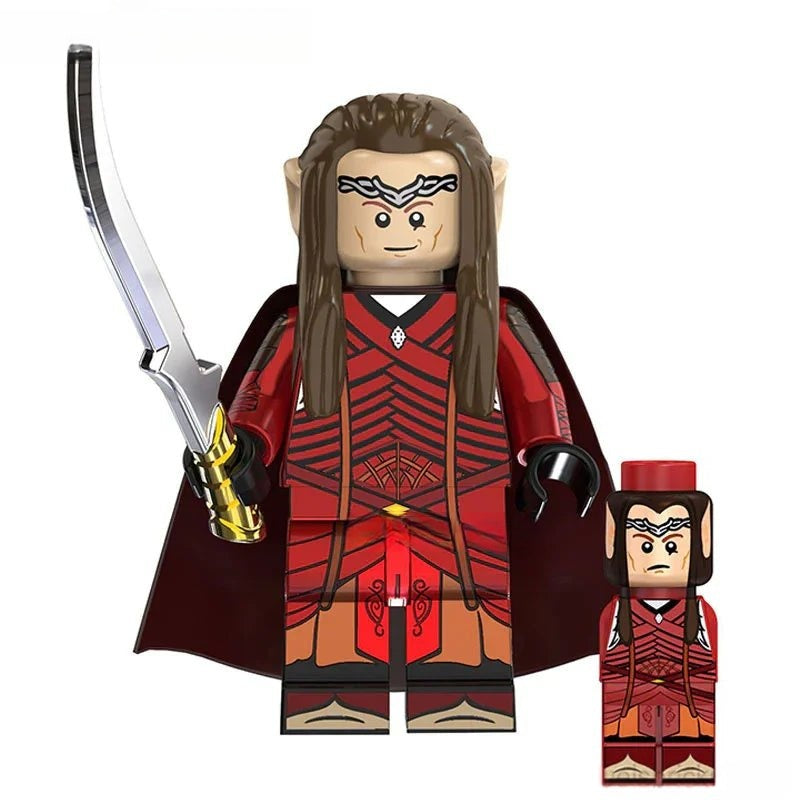Movies Lego Custom Minifigure - Elrond Lord of The Rings
