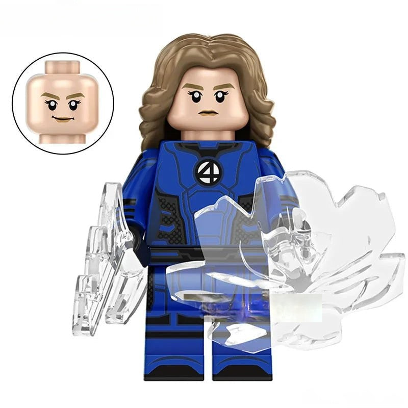 Marvel Lego Custom Minifigure - Fantastic Four Sue Storm Invisible Woman 2