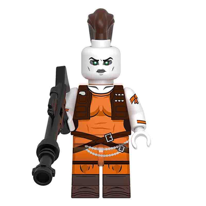 Star Wars Lego Custom Minifigure - Aurra Sing