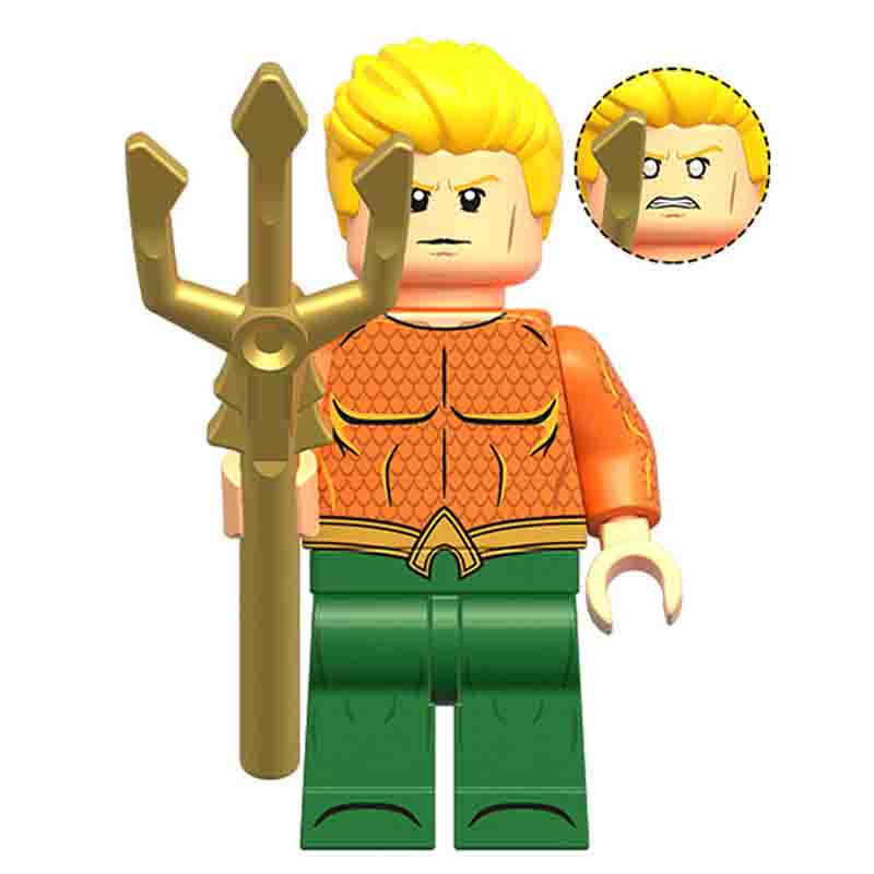 DC Lego Custom Minifigure - Aquaman Justice League