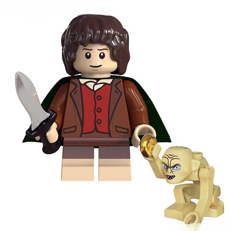 Movies Lego Custom Minifigure - Frodo Baggins Lord of The Rings 1