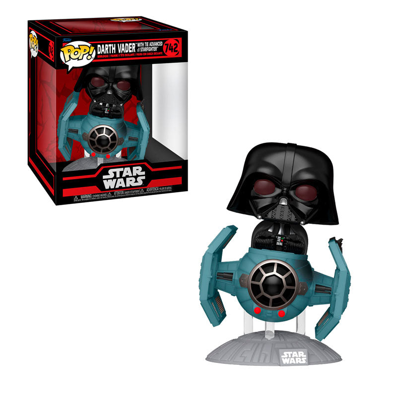 Star Wars Funko Pop! - Darth Vader with TIE Advanced X1 Starfighter (Deluxe)