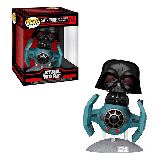 Star Wars Funko Pop! - Darth Vader with TIE Advanced X1 Starfighter (Deluxe)