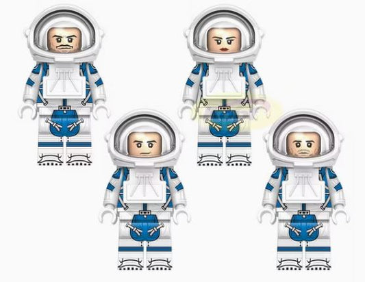 Marvel Lego Custom Minifigure Set - Fantastic Four (Space Suits)
