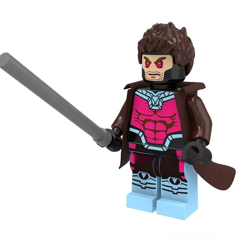 Marvel Lego Custom Minifigure - Gambit