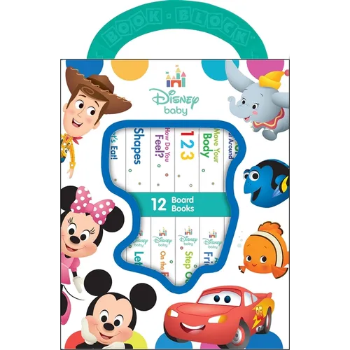 Disney Pixar Board Book Set - Disney Baby: 12 Board Books