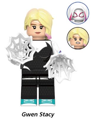 Marvel Lego Custom Minifigure - Ghost Spider (Gwen Stacy)