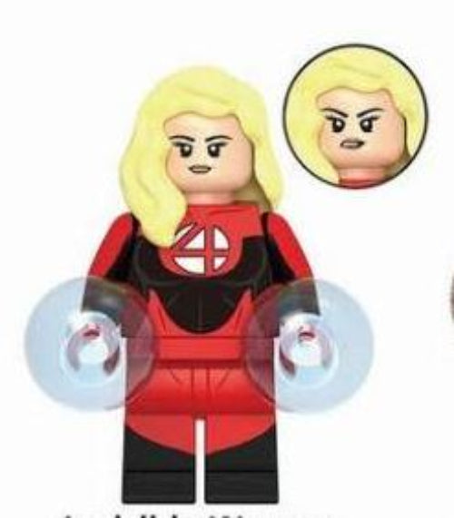 Marvel Lego Custom Minifigure - Fantastic Four Sue Storm Invisible Woman 7