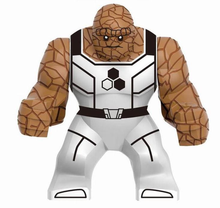 Marvel Lego Custom Minifigure - Fantastic Four Ben Grimm Thing (Big Figure) 1