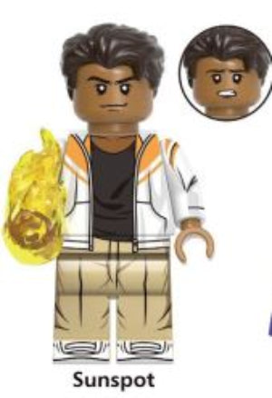 Marvel Lego Custom Minifigure - Sunspot