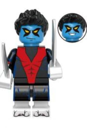 Marvel Lego Custom Minifigure - Nightcrawler
