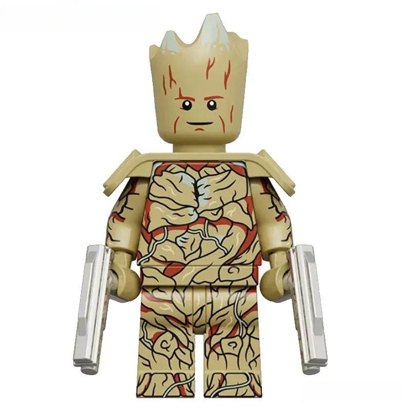 Marvel Lego Custom Minifigure - Groot Guardians of the Galaxy 3