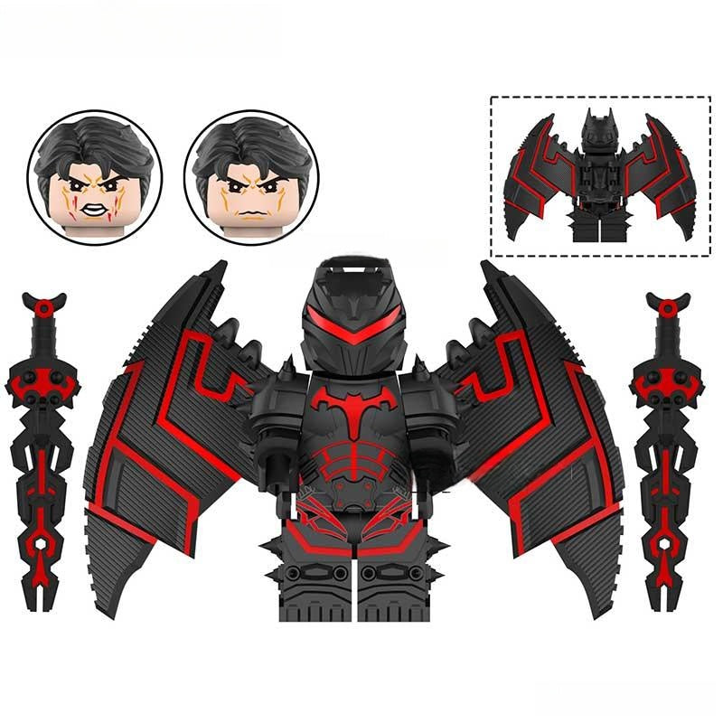 Batman Lego Custom Minifigure - Hellbat Batman 1
