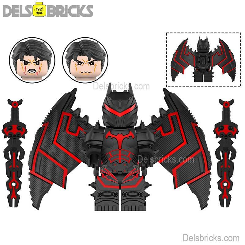 Batman Lego Custom Minifigure - Hellbat Batman