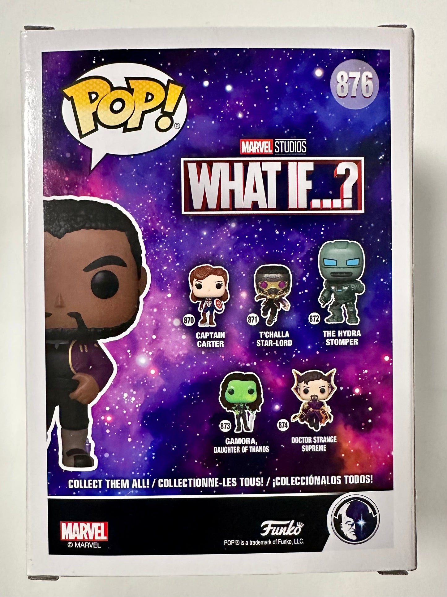 Marvel Funko Pop! - T’Challa Star-Lord (Unmasked) #876 What If? 2021 FYE Exclusive
