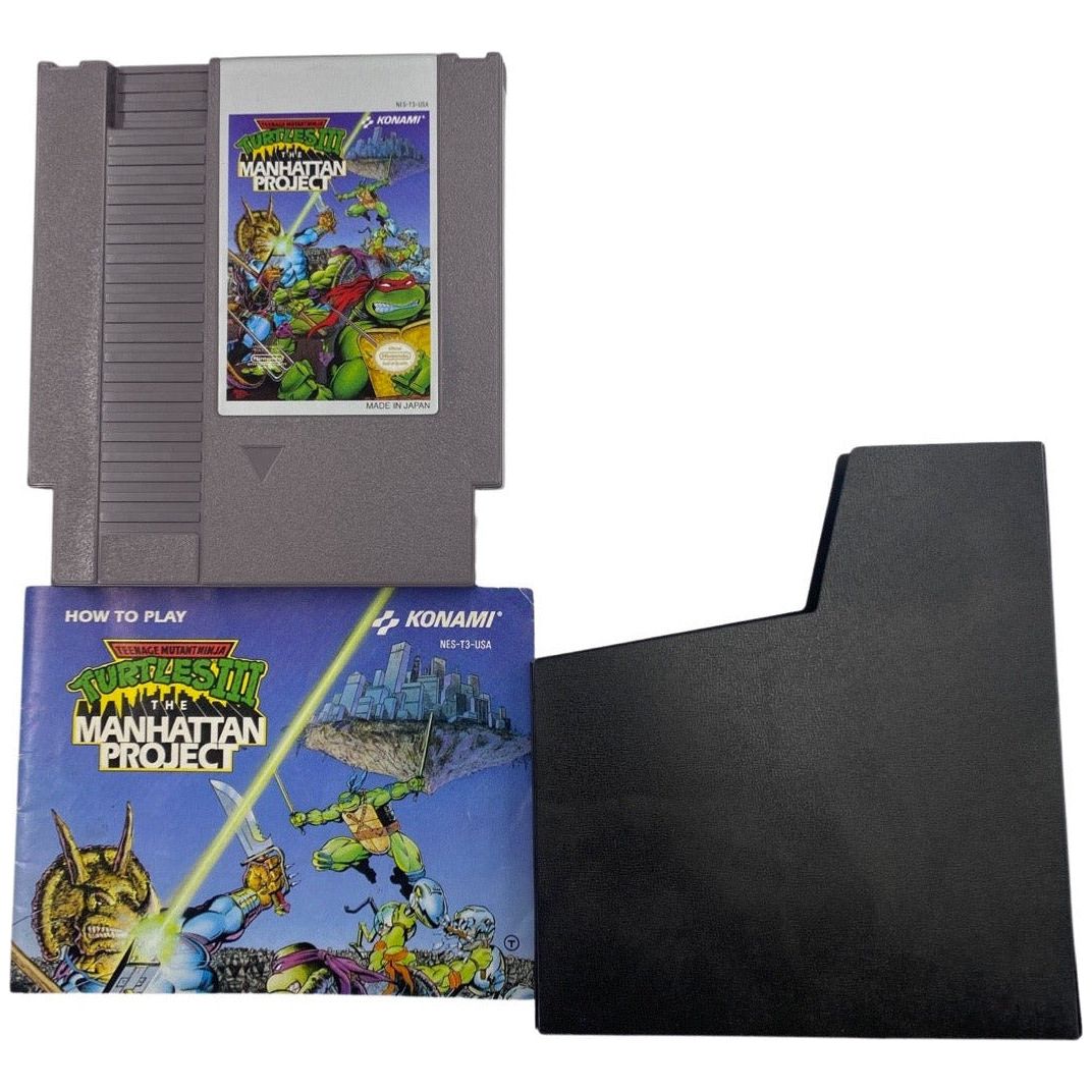 TMNT Video Game - TMNT III The Manhattan Project - NES