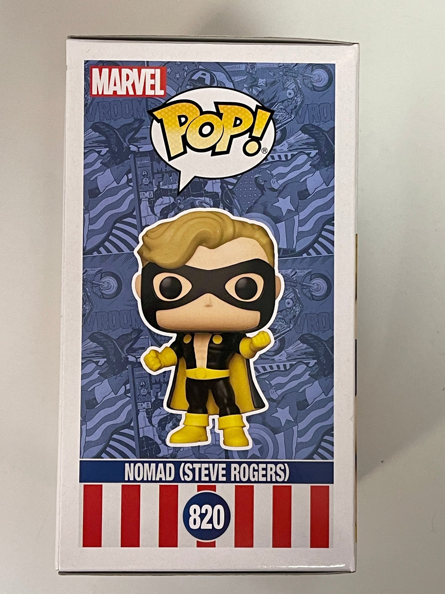 Marvel Funko Pop! - Nomad Steve Rogers #820 Marvel Collectors Corps Amazon Exclusive YOTS